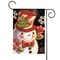 Toland Home Garden Christmas Snowflake Snowman Outdoor Garden Flag 18” x 12.5”